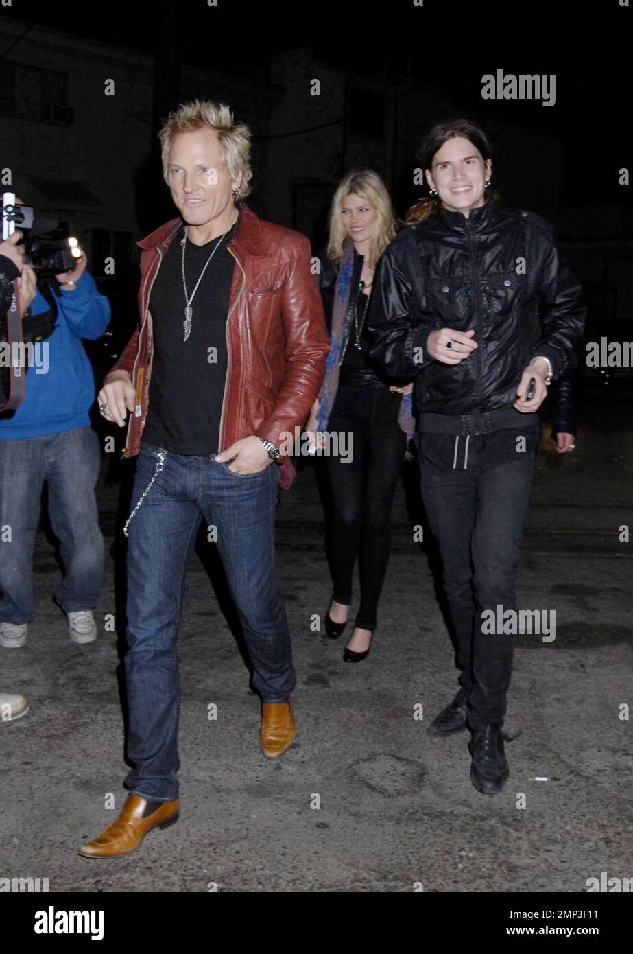 MAVRIXPHOTO.COM Matt Sorum, uno dei più duri batteristi del rock di oggi (Velvet Revolver, Guns N Roses, solo per citarne alcuni), per divertirsi al Foxtail Restaurant and Lounge di West Hollywood, California 04/18/08. Byline e/o link di utilizzo web deve leggere MAVRIXPHOTO.COM la mancata corretta byline incorrerà il doppio della tariffa concordata. Foto Stock