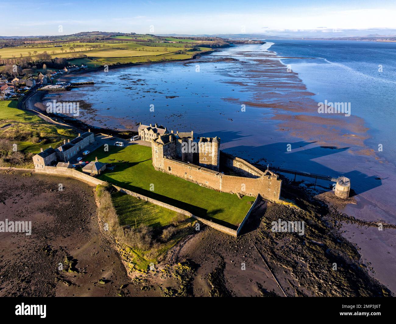 Blackness Castle, Blackness, Scozia, Regno Unito Foto Stock