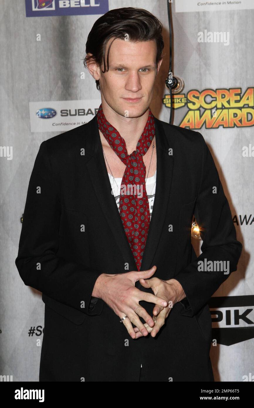 Matt Smith al 2011 Spike TV's Scream Awards tenutosi presso gli Universal Studios Backlot. Los Angeles, California. 15th ottobre 2011. . Foto Stock