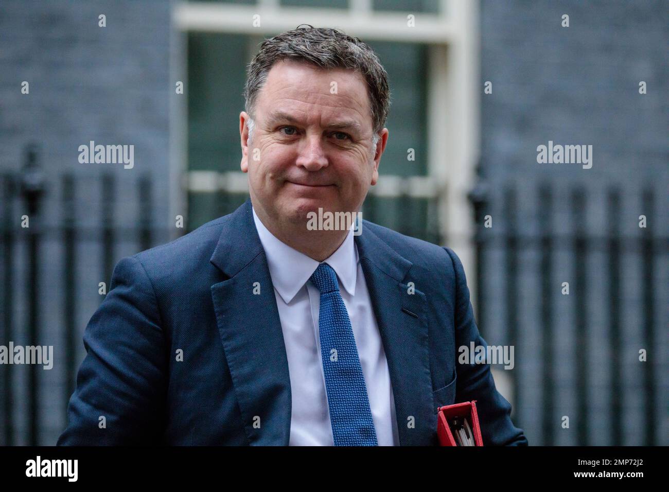 Downing Street, Londra, Regno Unito. 31st gennaio 2023. Mel Stride, Segretario di Stato per il lavoro e le pensioni, partecipa alla riunione settimanale del Gabinetto al 10 di Downing Street. Foto di Amanda Rose/Alamy Live News Foto Stock