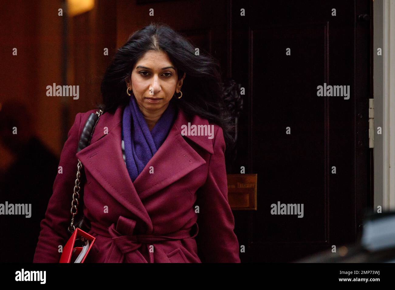 Downing Street, Londra, Regno Unito. 31st gennaio 2023. Suella Braverman QC MP, Segretario di Stato per l'Home Department, partecipa alla riunione settimanale del Gabinetto al 10 di Downing Street. Foto di Amanda Rose/Alamy Live News Foto Stock