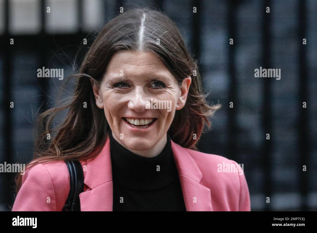 Londra, Regno Unito. 31st Jan, 2023. Michelle Donelan, deputato, Segretario di Stato per il digitale, la cultura, i media e lo sport. I ministri del governo di Sunak partecipano oggi alla riunione settimanale del gabinetto al 10 di Downing Street a Westminster. Raab si dice in una posizione vacillante dopo ripetute accuse di bullismo. Credit: Imageplotter/Alamy Live News Foto Stock