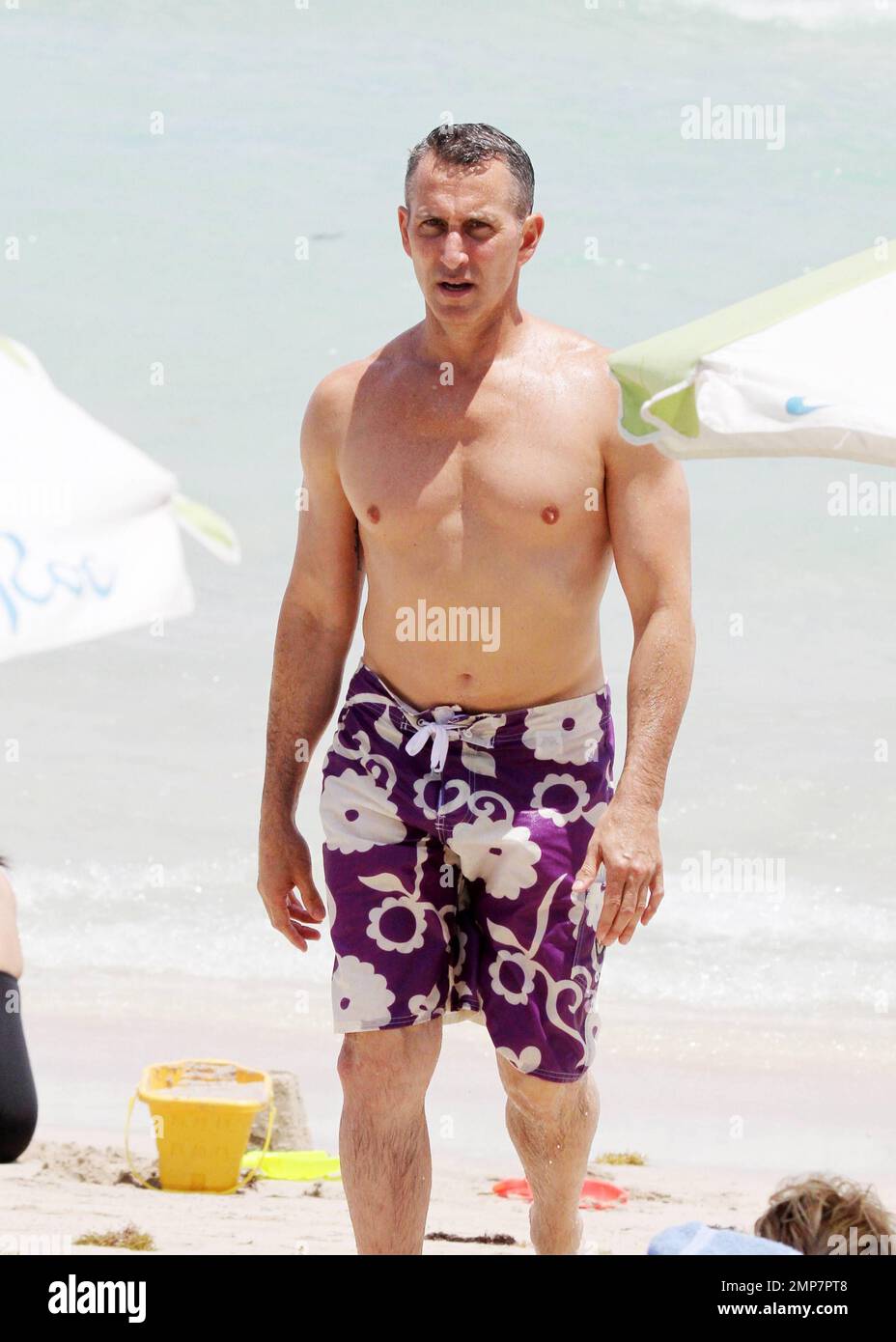 Regista, produttore, ballerino, attore e coreografo americano, Adam Shankman, trascorre del tempo a South Beach prima di riprendere il suo nuovo progetto, Rock of Ages, a Miami Beach, Florida. 04/29/2011. Foto Stock