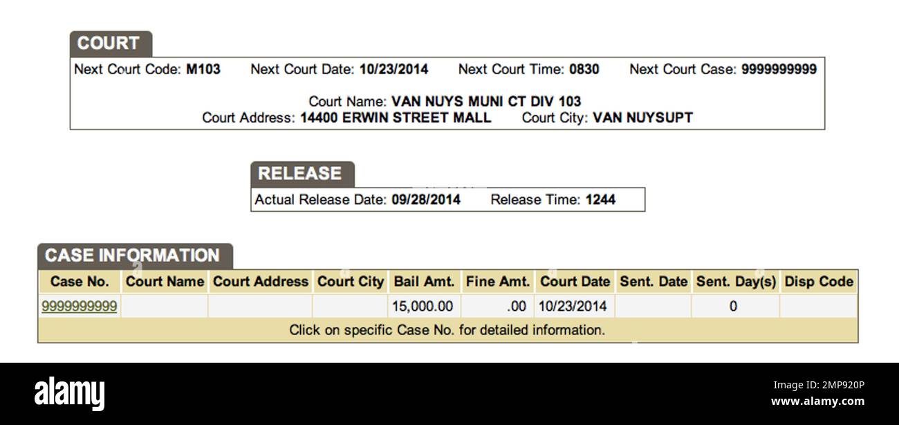 Amanda Bynes è stato arrestato per sospetto di guida sotto l'influenza di Sherman Oaks Domenica. Alle 3:45:00 circa Gli ufficiali della CHP hanno osservato una Mercedes Benz GL 450 bianca che viaggiava verso ovest su Riverside Drive. Il SUV Mercedes non è riuscito a fermarsi alla linea limite per un segnale di traffico rosso trifase all'incrocio con Van Nuys Boulevard. Amanda, che sembra essere sotto l'influenza, è stato chiesto dagli ufficiali di eseguire una serie di prove di sobrietà sul campo, non è stata in grado di eseguirle in modo soddisfacente. Gli ufficiali di CHP hanno trasportato la signora Bynes all'ufficio di CHP della valle occidentale a Woodland Hills fo Foto Stock