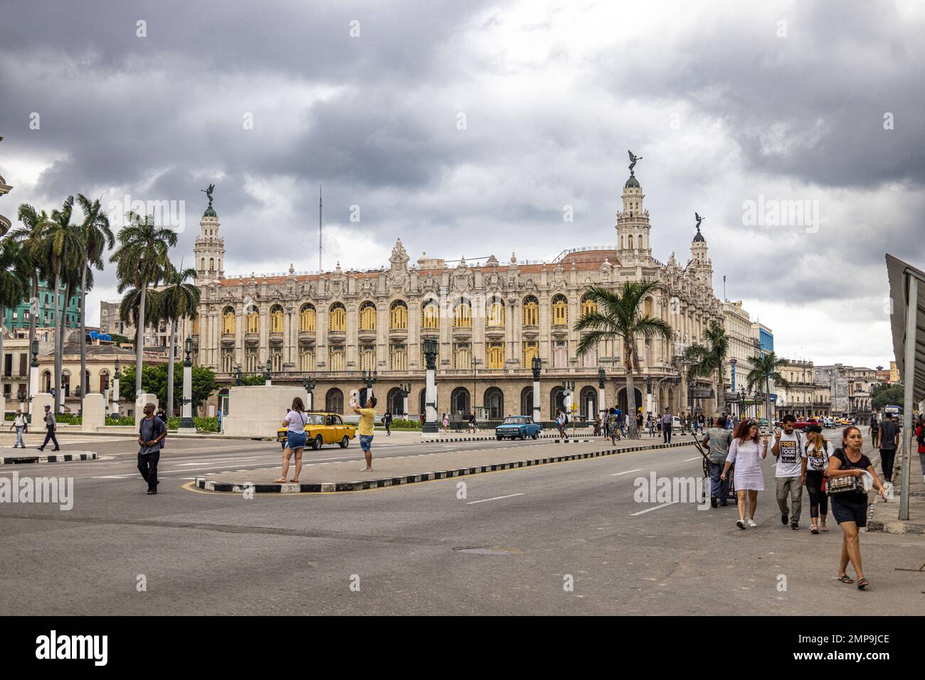 Gran Teatro di l'Avana Alicia Alonso, l'Avana Centrale, l'Avana, Cuba Foto Stock