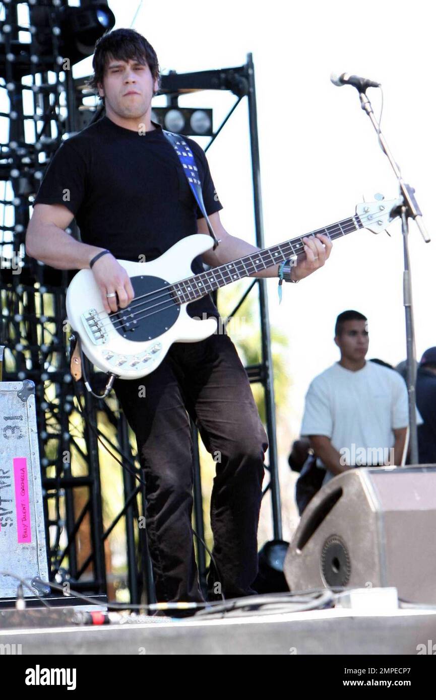 I rocker canadesi Billy Talent si esibiscono al Coachella Music and Arts Festival 2009. Indio, California. 4/18/09. Foto Stock