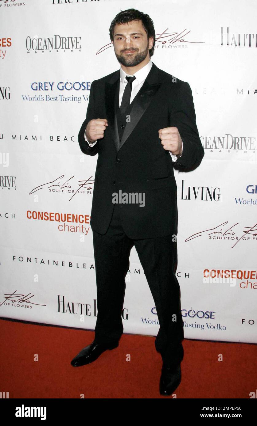 Andrei Arlovski al Gala annuale dei Blacks a favore delle conseguenze benefiche a Miami Beach, Florida. 2/27/10. . Foto Stock