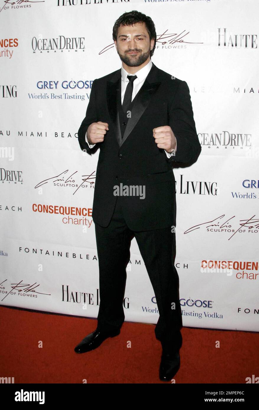 Andrei Arlovski al Gala annuale dei Blacks a favore delle conseguenze benefiche a Miami Beach, Florida. 2/27/10. . Foto Stock