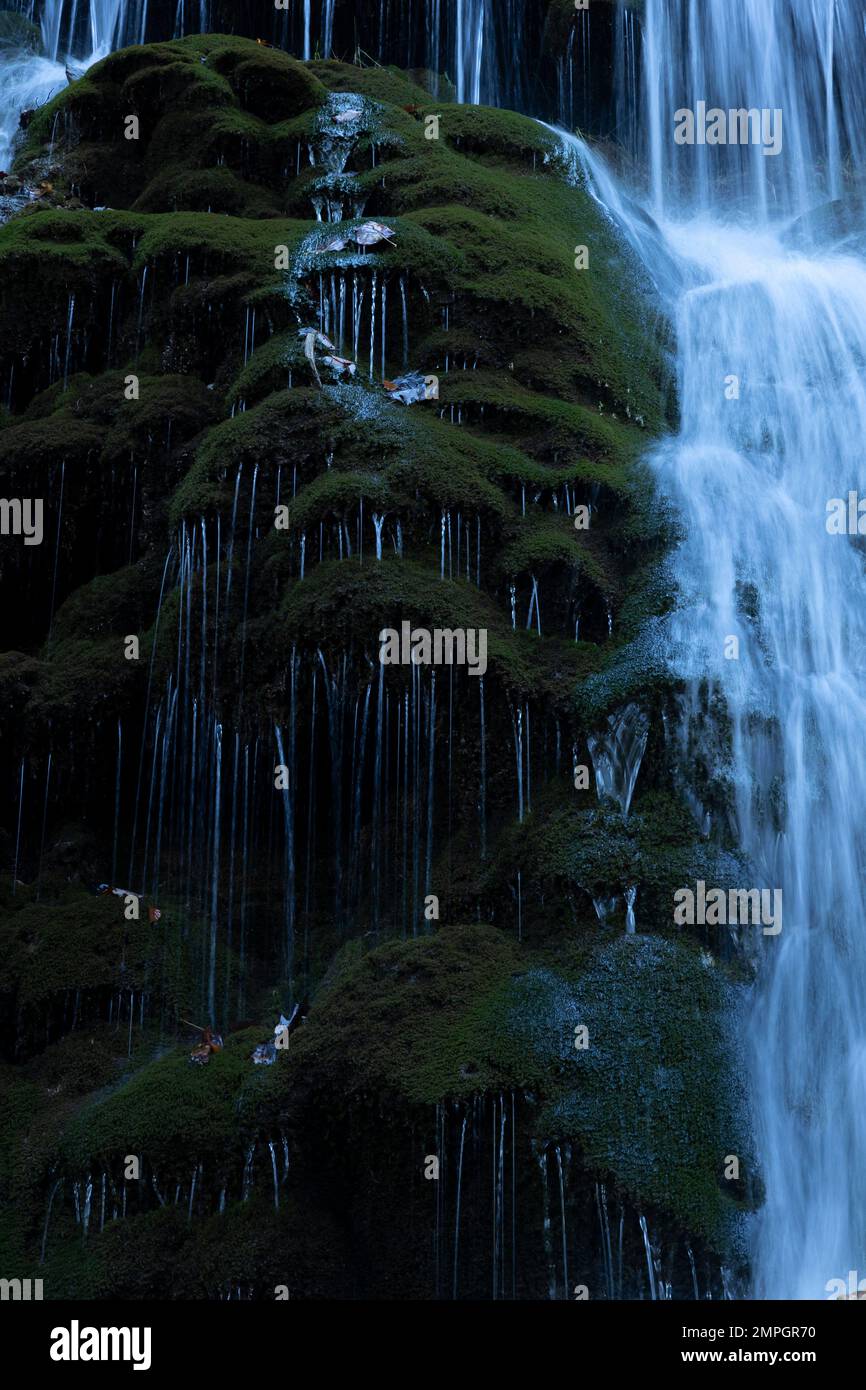 Cascata Moss nella New River Gorge Foto Stock