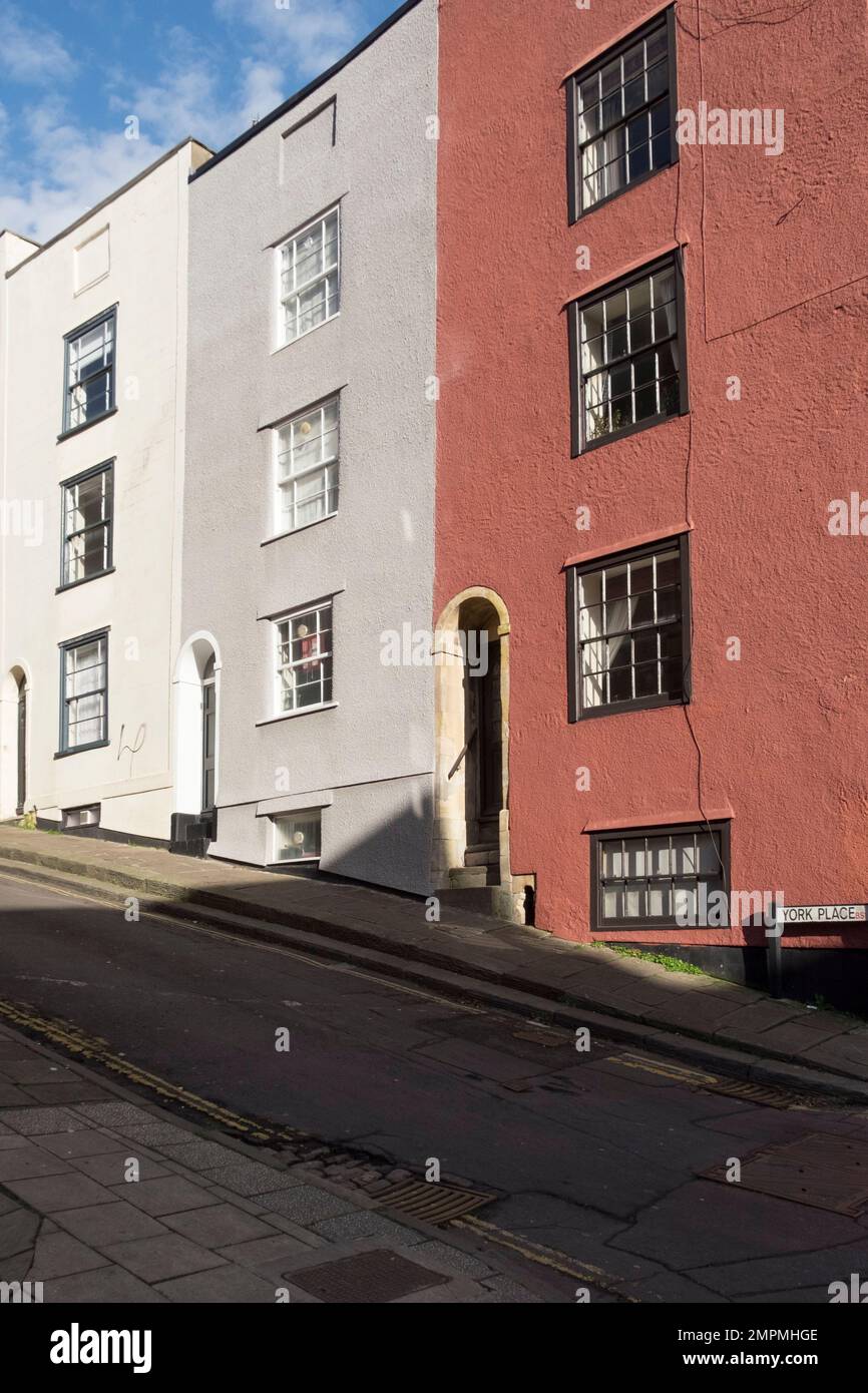 York Place a Bristol, Regno Unito Foto Stock