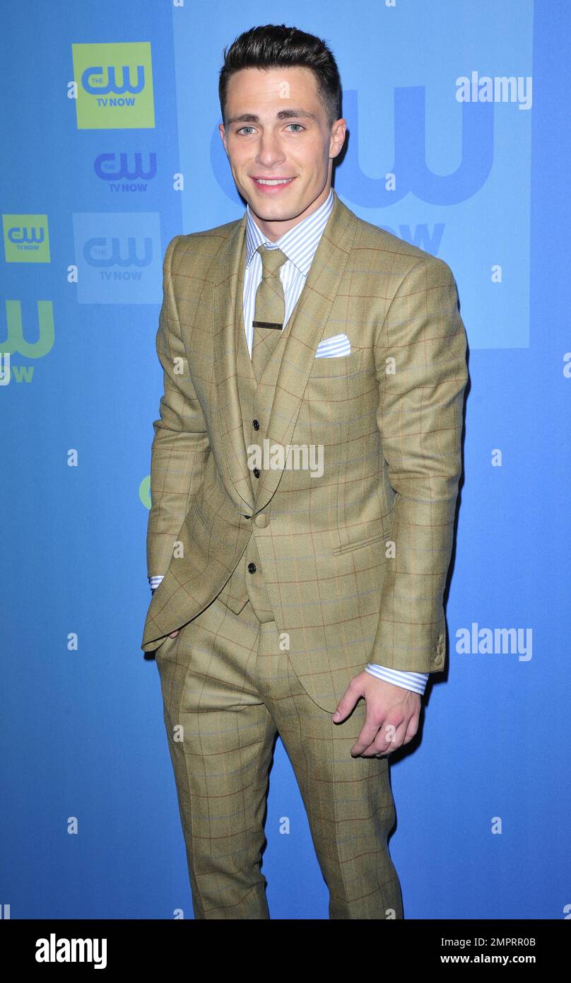 Colton Haynes alla CW Network's New York 2014 Presentazione iniziale al London Hotel. New York, New York 15th maggio 2014. Foto Stock