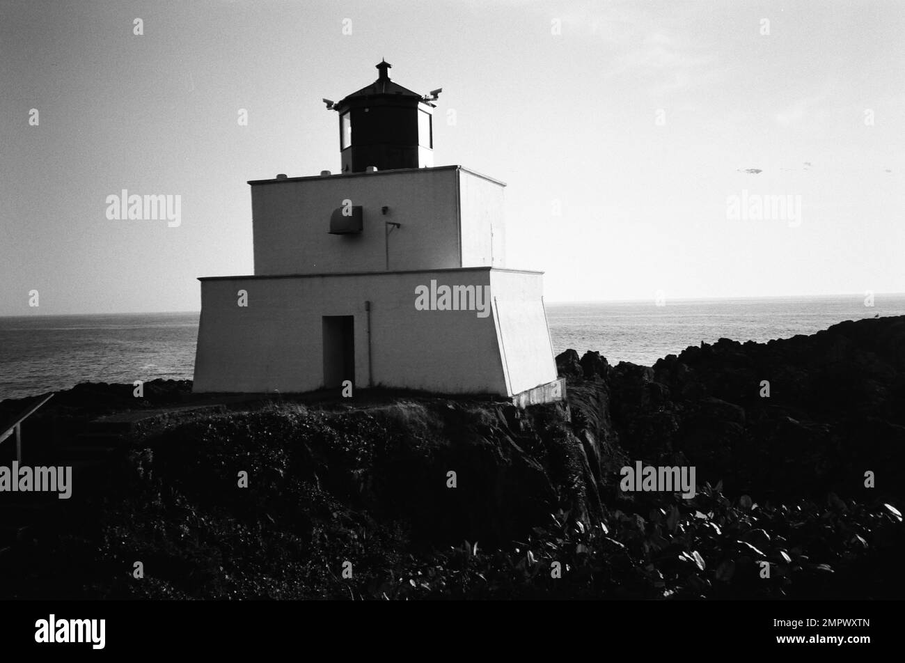 Faro - Isola di Vancouver Foto Stock