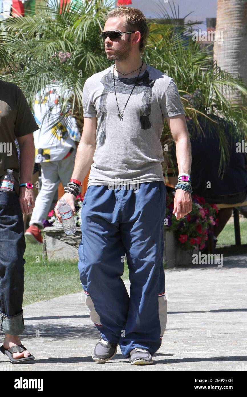 Lord of the Rings' e 'Lost' attore Dominic Monaghan il secondo giorno del  fine settimana Coachella Music and Arts Festival che si tiene presso  l'Empire Polo Fields. L'ex-ragazza di Monaghan e la