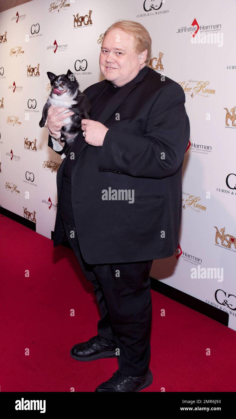 Louie Anderson al quarto torneo annuale di Jennifer Harman Charity Poker organizzato dalla sala da poker Venetian. I proventi dell'evento avvantaggiano la Nevada SPCA. Las Vegas, Nevada. 4/13/10. . Foto Stock