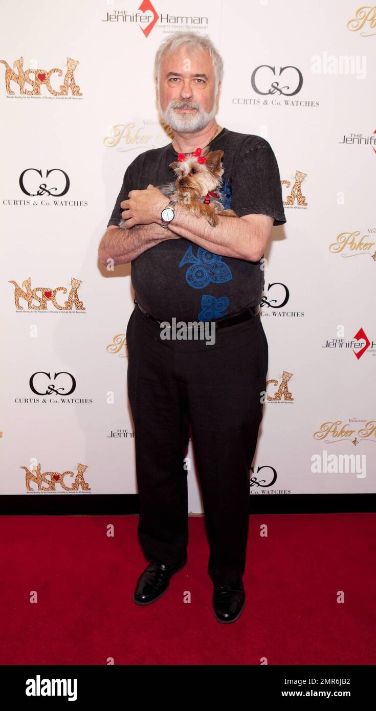 Tom McEvoy al quarto torneo annuale di Jennifer Harman Charity Poker organizzato dalla Venetian Poker Room. I proventi dell'evento avvantaggiano la Nevada SPCA. Las Vegas, Nevada. 4/13/10. . Foto Stock