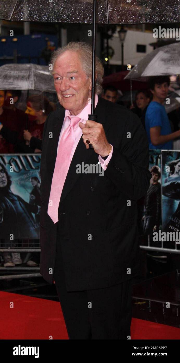 Michael Gambon alla prima di Londra di Harry Potter e il Principe Mezzosangue, Londra, Regno Unito, 07/07/09. Foto Stock