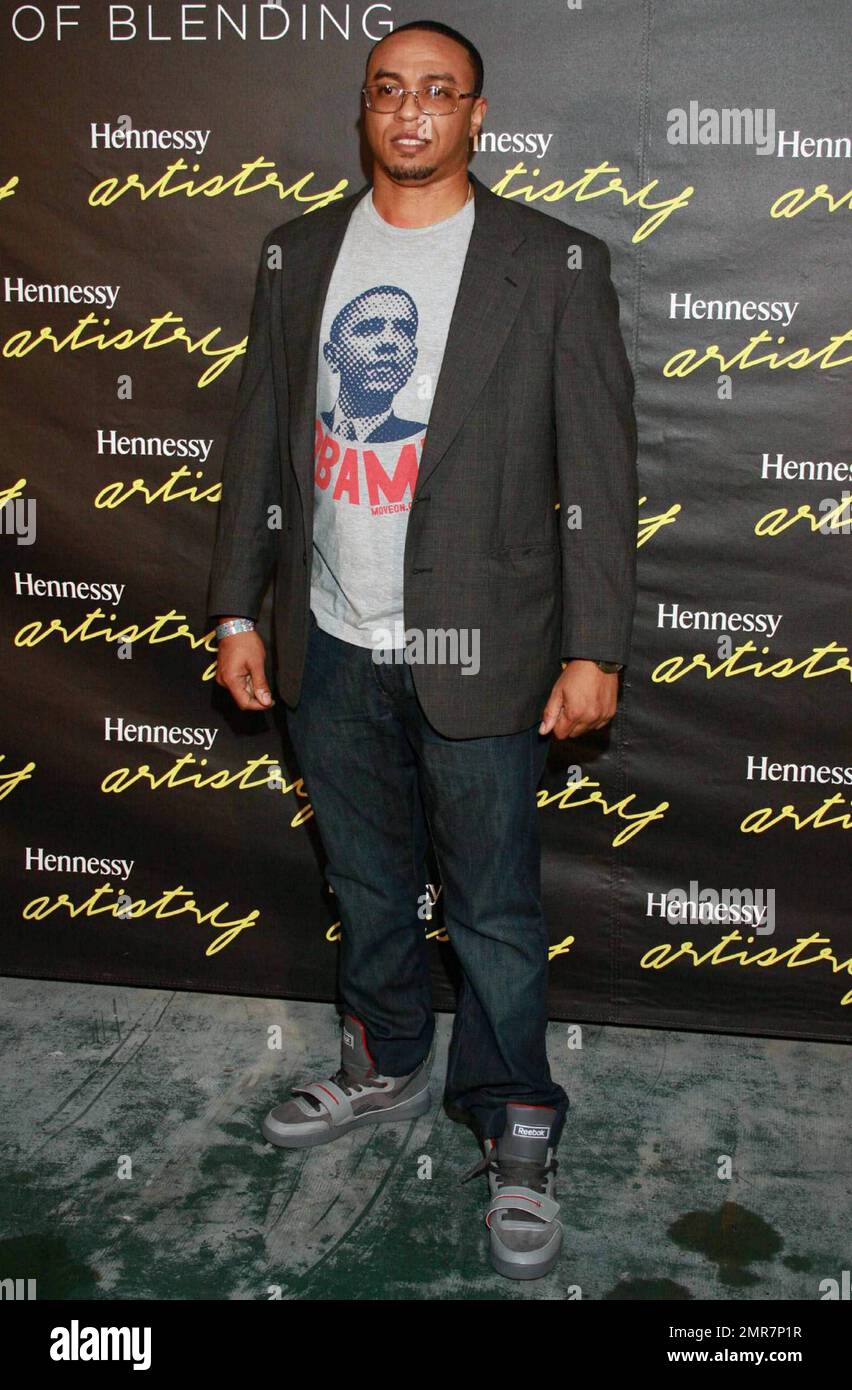 Rodney Jackson arriva a Hennessy artistry 2010 presso gli Ice Palace Studios. La serata ha visto le performance di The Roots, Q-Tip e rapper Eve. Miami, Florida. 09/25/10. Foto Stock