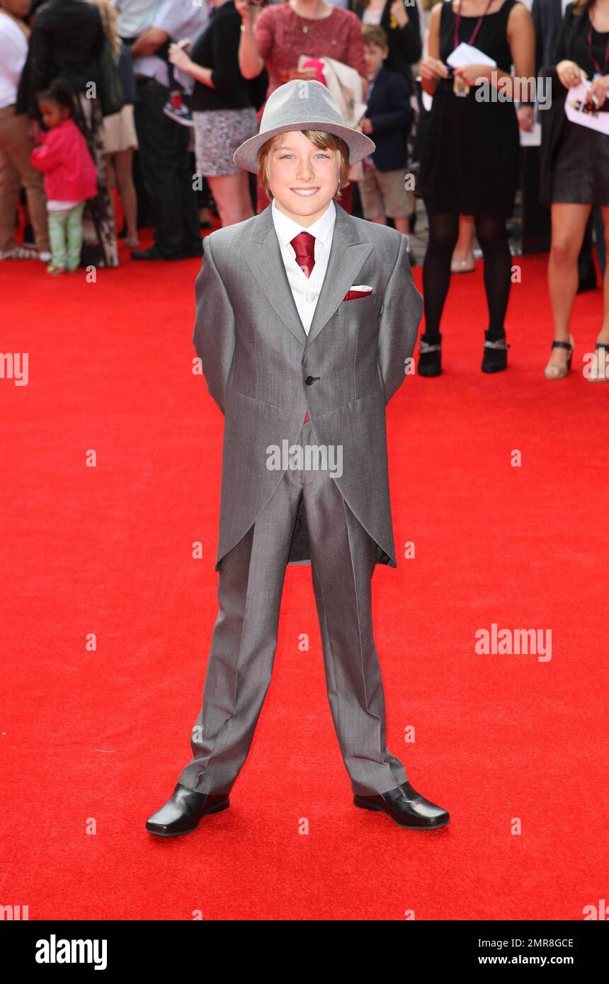 Ross Marron partecipa alla prima mondiale di Horrid Henry il film a Londra, Regno Unito, 07/24/11. . Foto Stock