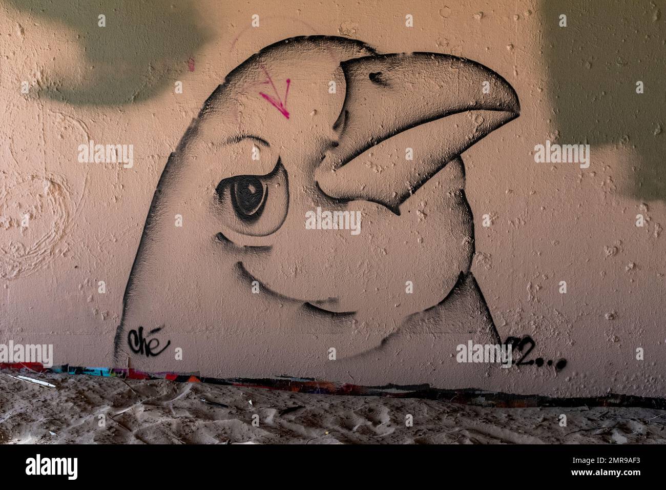 Albuquerque, arte di strada del New Mexico Foto Stock