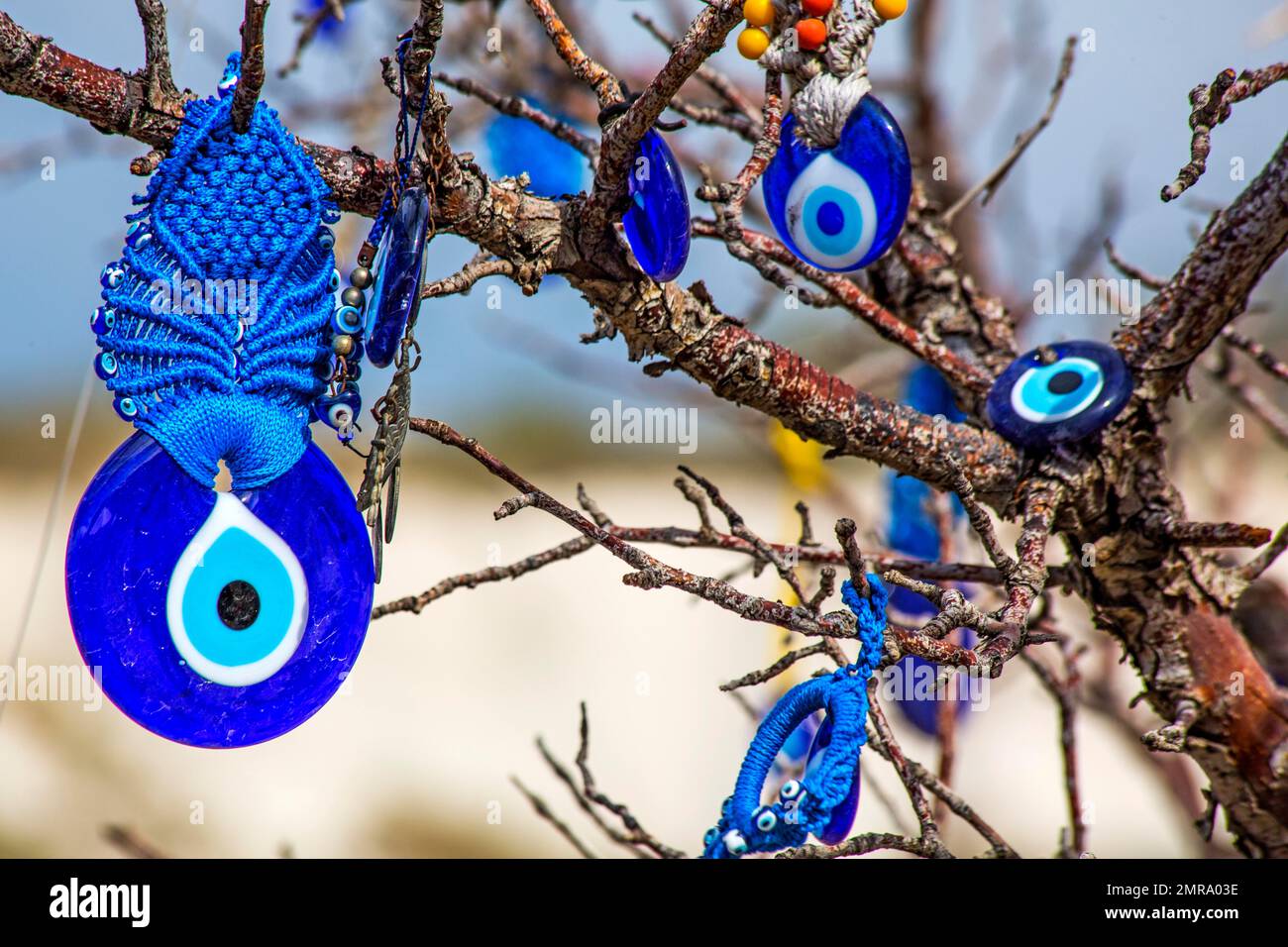 Occhio magico, arti e mestieri, Cappadocia, Turchia, Uechisar, Cappadocia, Turchia, Asia Foto Stock