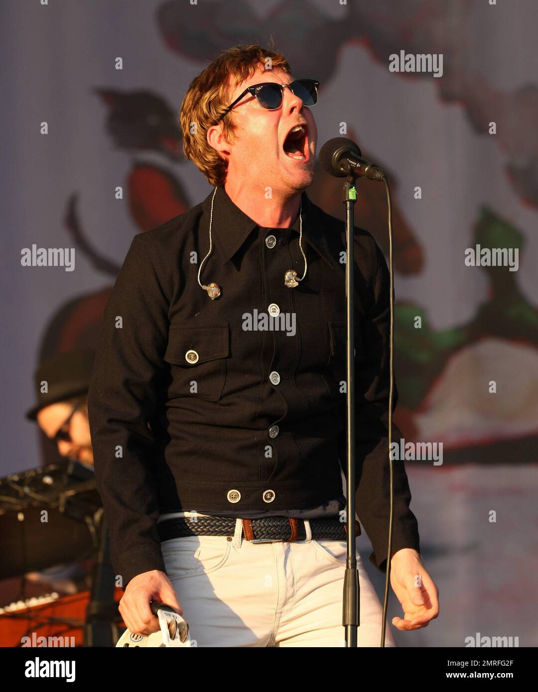 I Kaiser Chiefs si esibiscono dal vivo al 40th° Festival annuale di Glastonbury a Glastonbury, Regno Unito. 6/25/11. Foto Stock