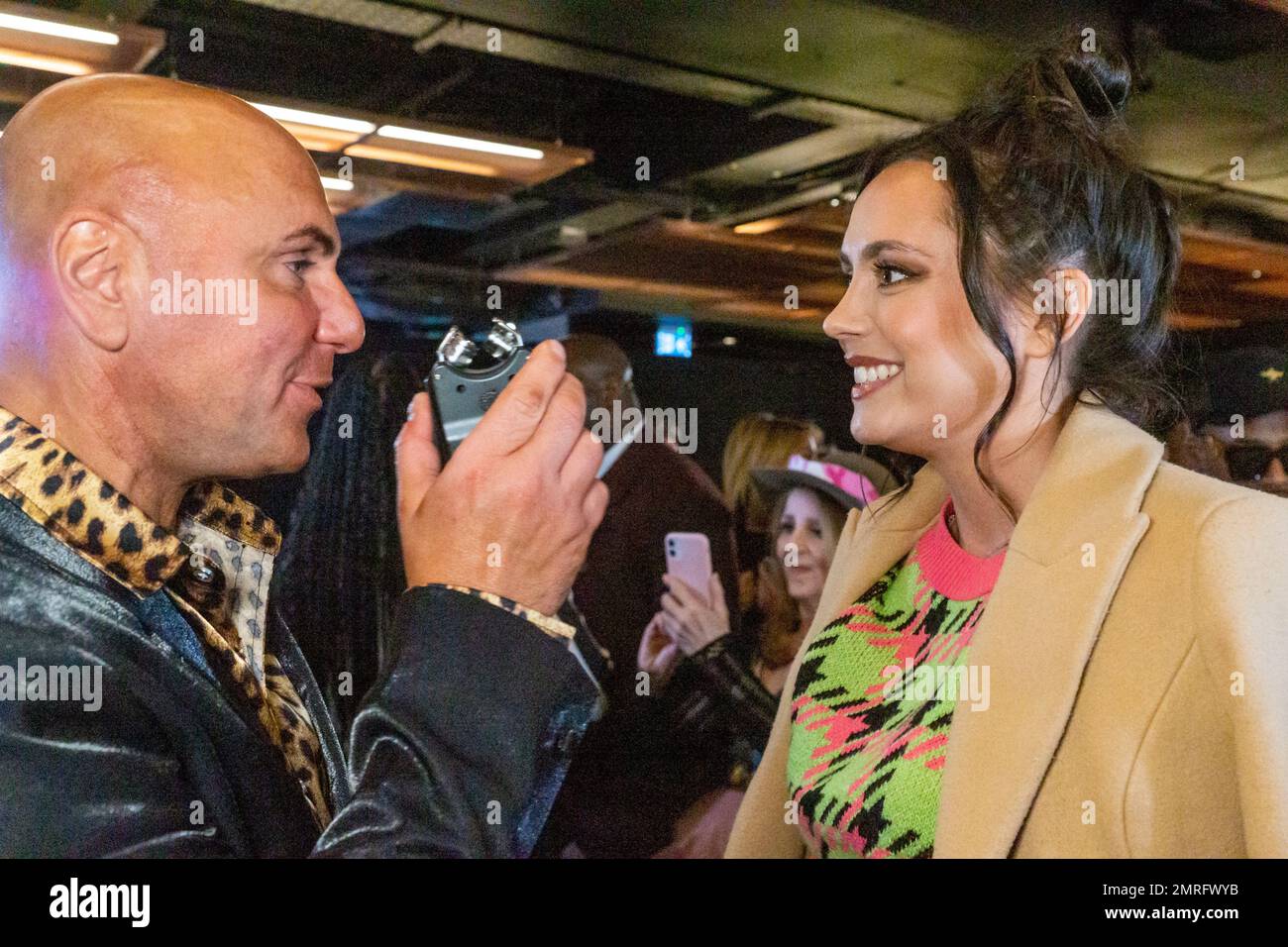 31st gennaio 2023. Londra, Regno Unito. Tyla Rosie CarrPremiere di Extended Print of RISE OF THE FOOTSOLDIER and Video Game at the Vue, Leicester Square con star e produttore del film, Terry Stone, Daniella Westbrook, Jillian e Skylar McKeith, TikTok Stars Shanae e Renae nel, Tyla Rosie Carr of Love Island, Michelle Collins, Sandi Bogle, Nina Naustadt e X Factor's Honey G. Credit Peter Hogan/ALAMY Foto Stock