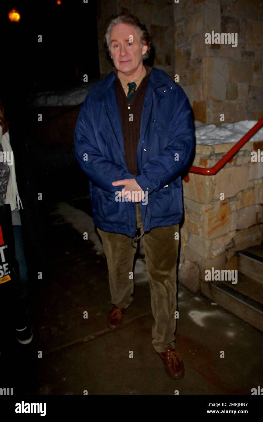 Kevin Kline fuori su Main Street durante il Sundance Film Festival. Park  City, Utah. 01/25/2010 Foto stock - Alamy