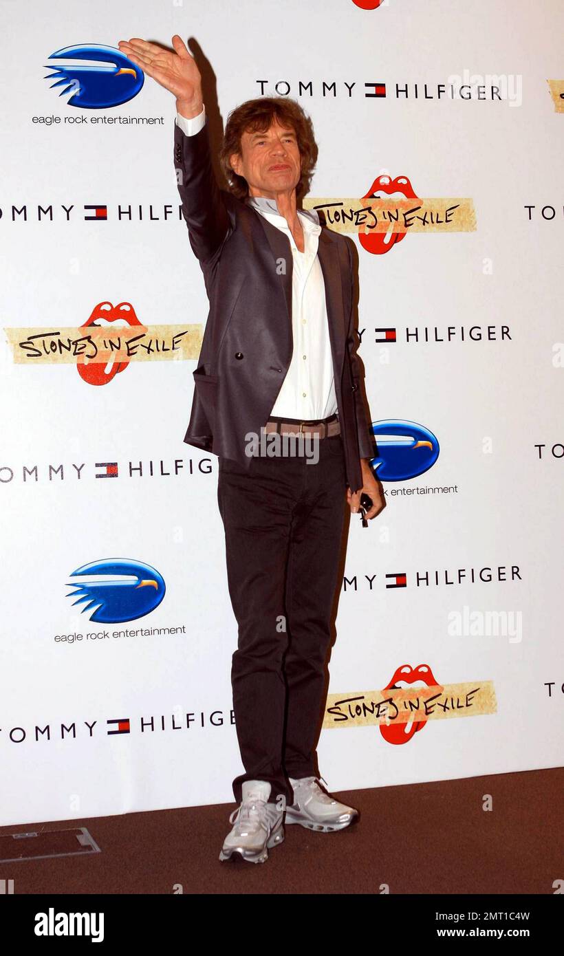 Mick Jagger, cantante di Rolling Stones, alla foto di 'Stones in Exile' al Salon Martha barriere dell'Hotel Majestic durante il 63rd° Festival Internazionale del Cinema di Cannes a Cannes, Francia. 5/19/10. Foto Stock