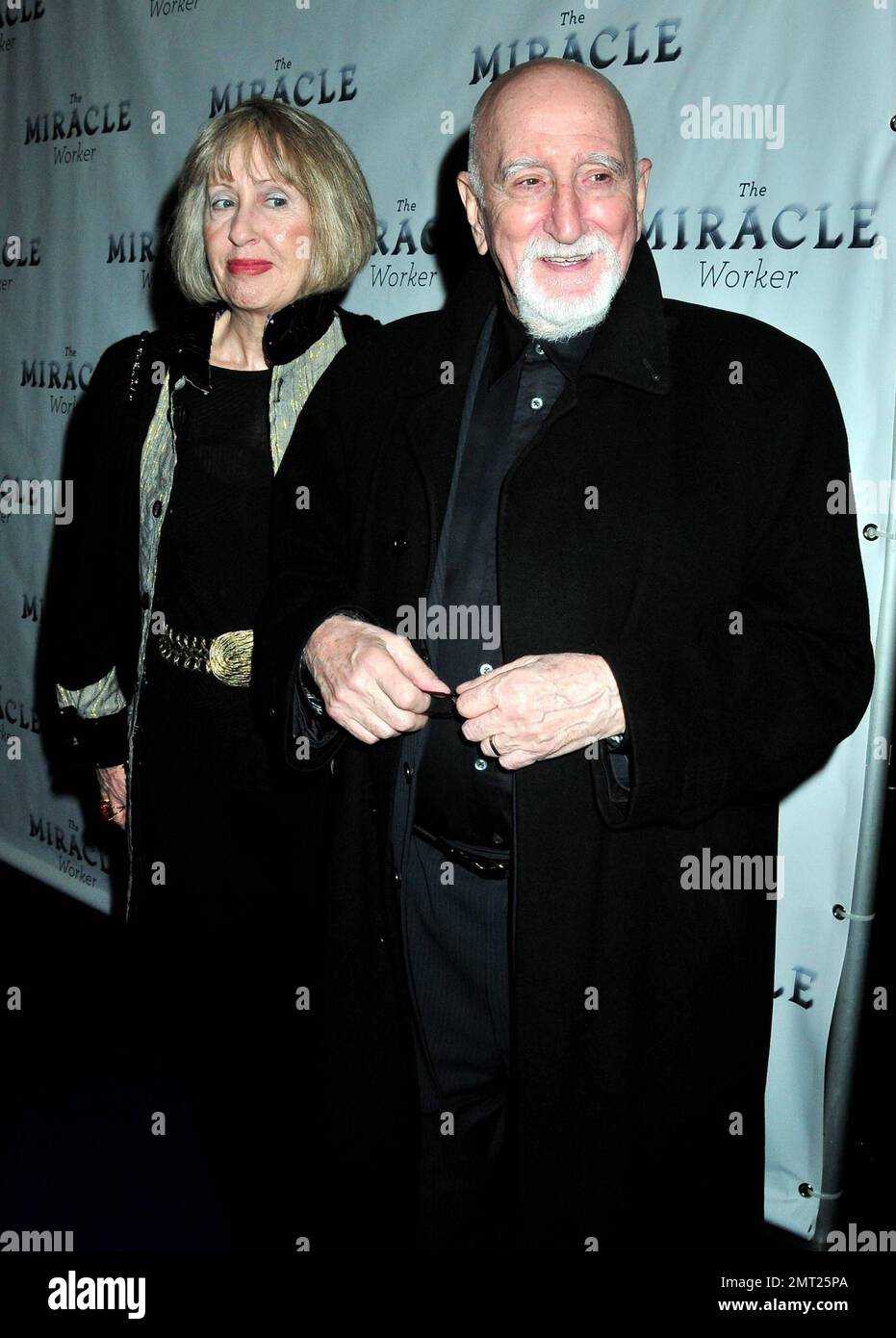 Dominic Chianese e la moglie Jane Pittson arrivano all'After Party per l'apertura a Broadway del
