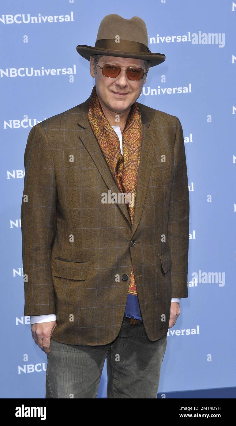 James Spader alla NBCUniversal 2016 upfront Presentation a New York City, New York. 16th maggio, 2016. Foto Stock