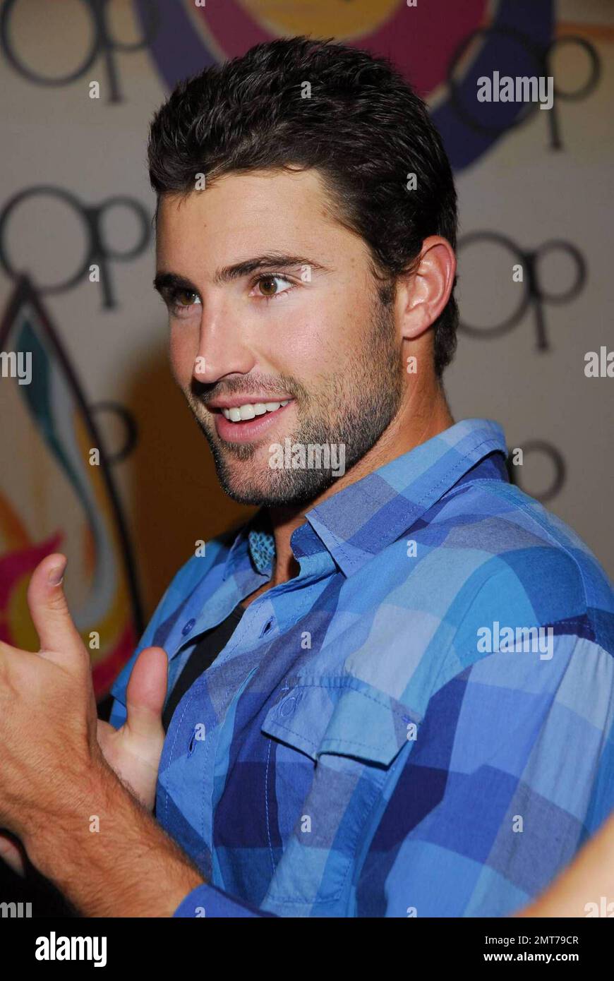 Brody Jenner al lancio della nuova Campagna OP ÒOPen Campus' al Mel's Diner  di West Hollywood, CA.7709 Foto stock - Alamy