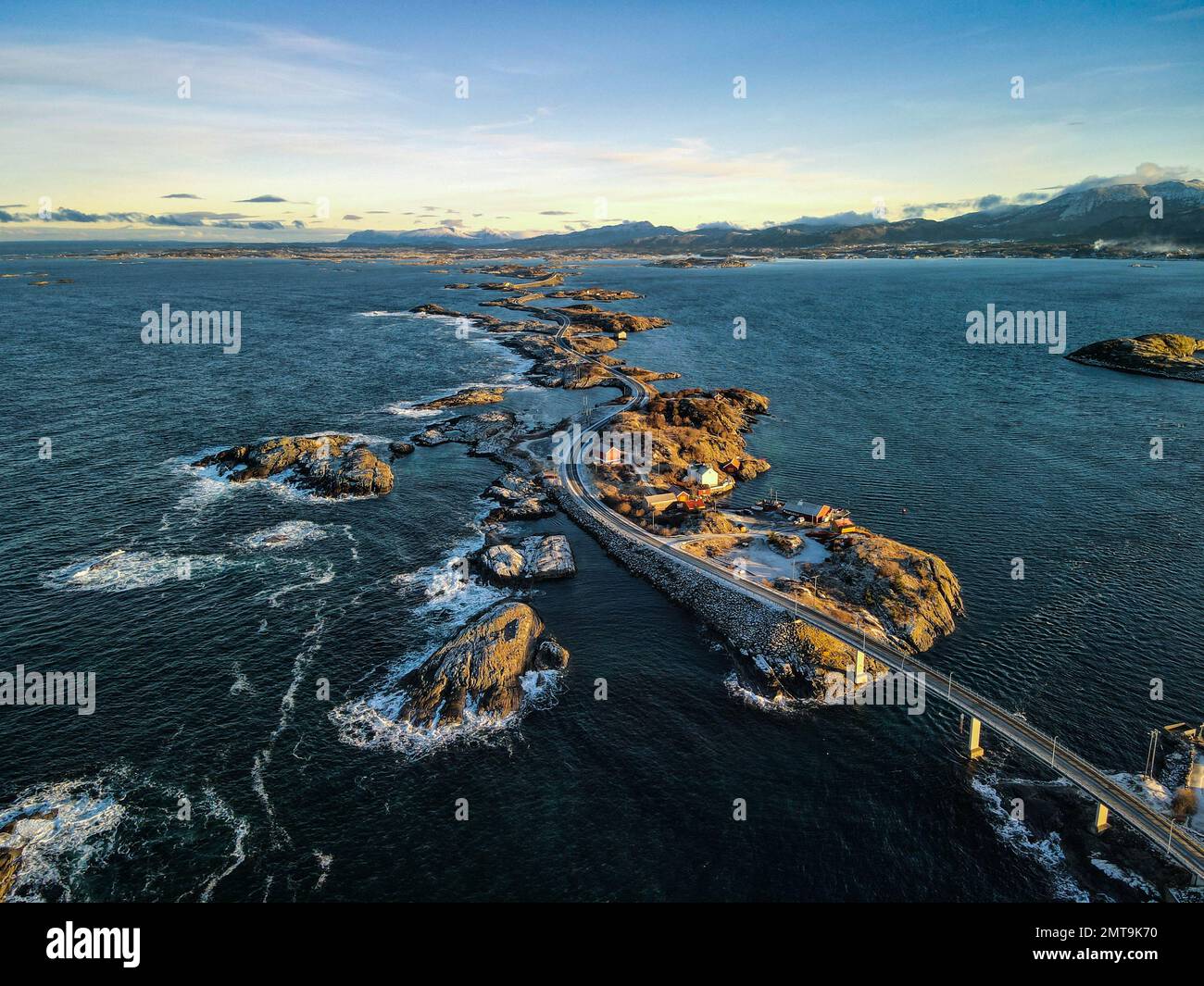 Strada atlantica Foto Stock