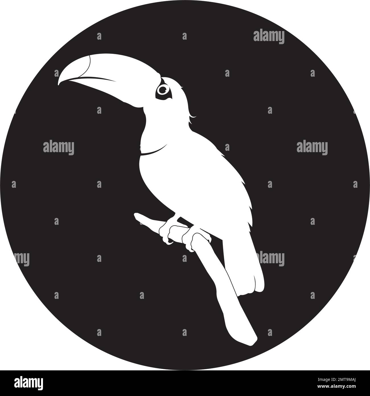 disegno del simbolo dell'illustrazione del vettore dell'icona parrot. Illustrazione Vettoriale