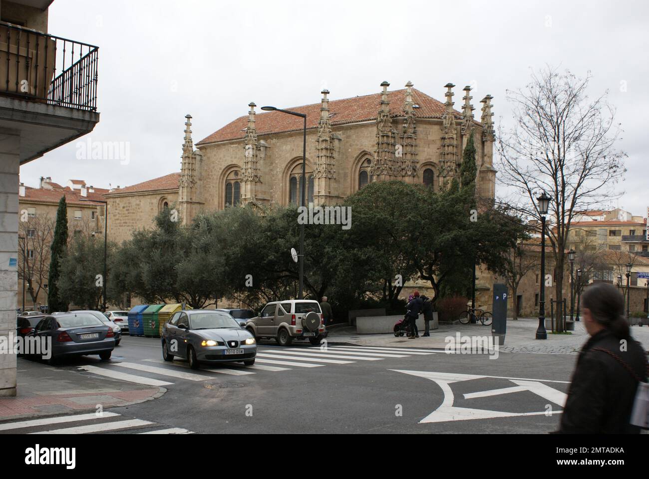 La Iglesia de Sancti Spiritus de Salamanca, es un templo Católico perteneciente al estilo del Gótico tardío, y es el único resto que sobrevive en la a Foto Stock