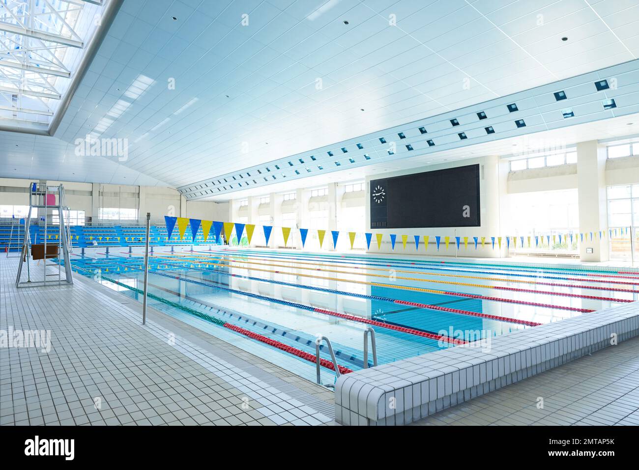 Piscina coperta Foto Stock