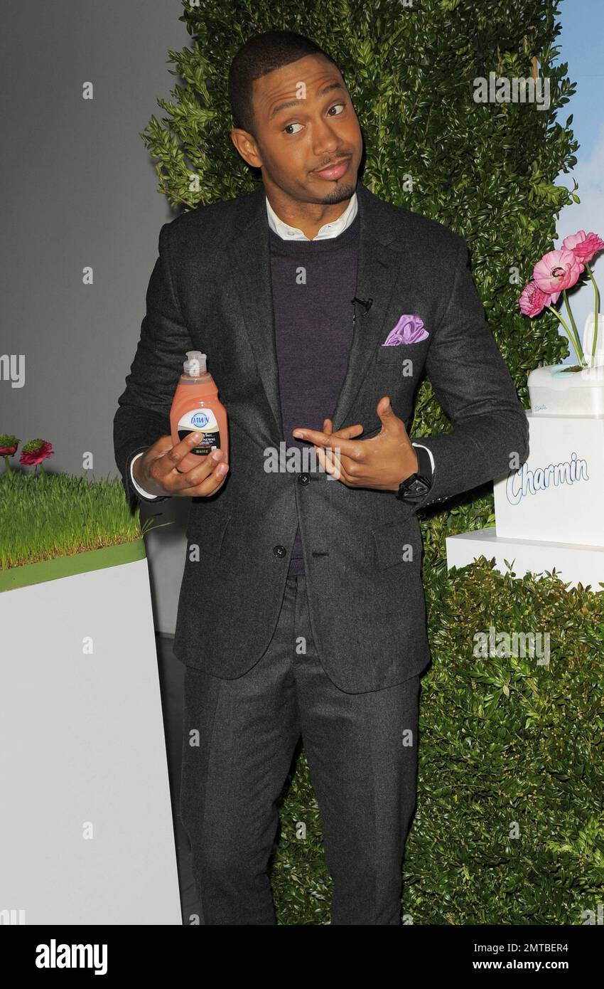 E! News il co-ancorante e attore Terrence 'J' Jenkins ospita l'evento Share, Love and Celebrate the Best of P&G Influencer al DIA 545. New York, New York 27th marzo 2013. Foto Stock