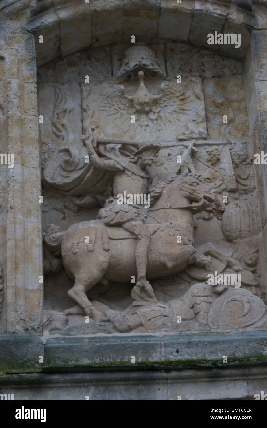 La Iglesia de Sancti Spiritus de Salamanca, es un templo Católico perteneciente al estilo del Gótico tardío, y es el único resto que sobrevive en la a Foto Stock