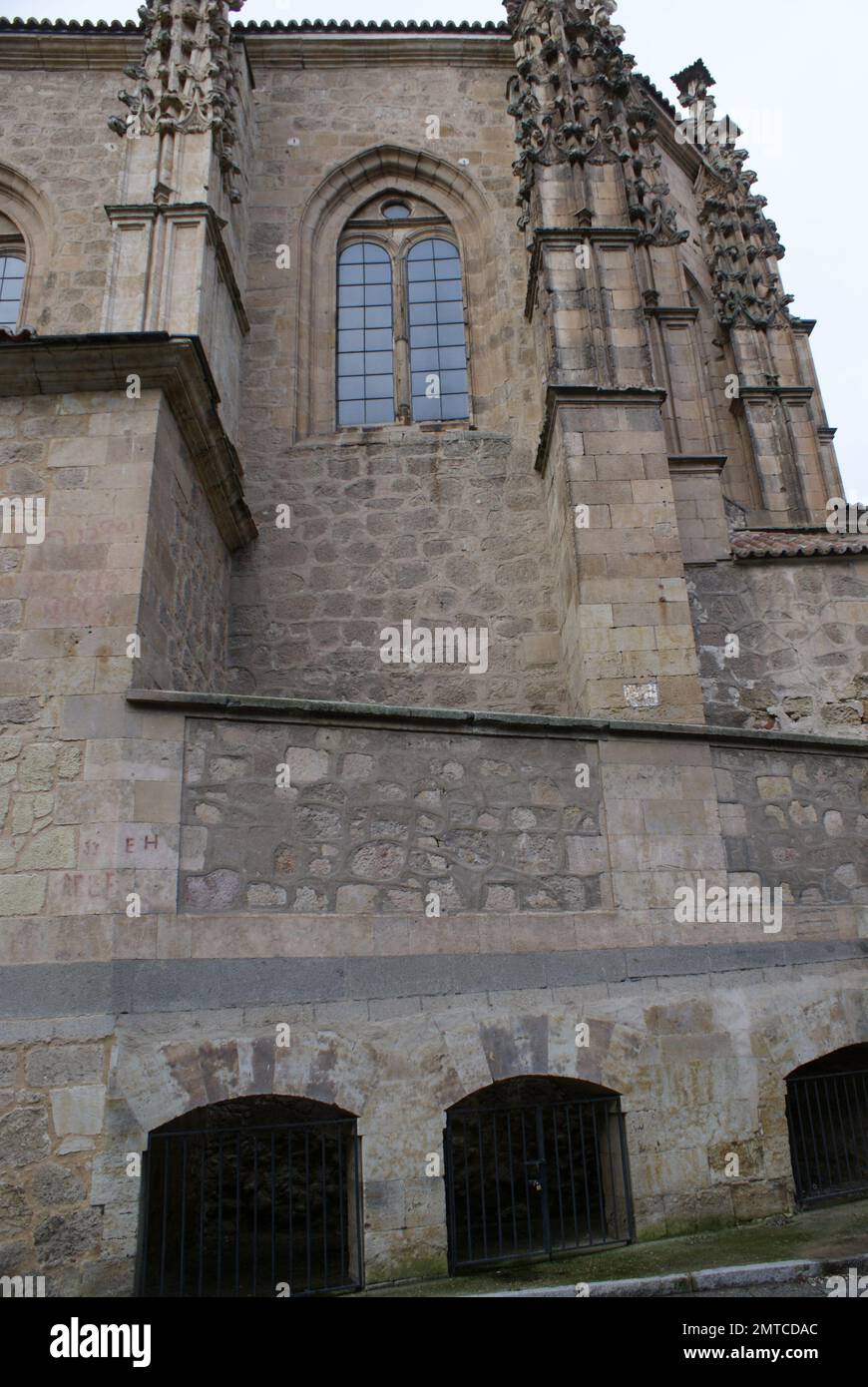 La Iglesia de Sancti Spiritus de Salamanca, es un templo Católico perteneciente al estilo del Gótico tardío, y es el único resto que sobrevive en la a Foto Stock
