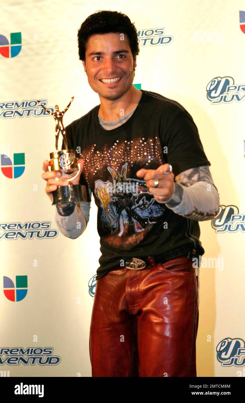 Chayanne al Premios Juventud, Miami Beach, 9/22/05 Foto Stock