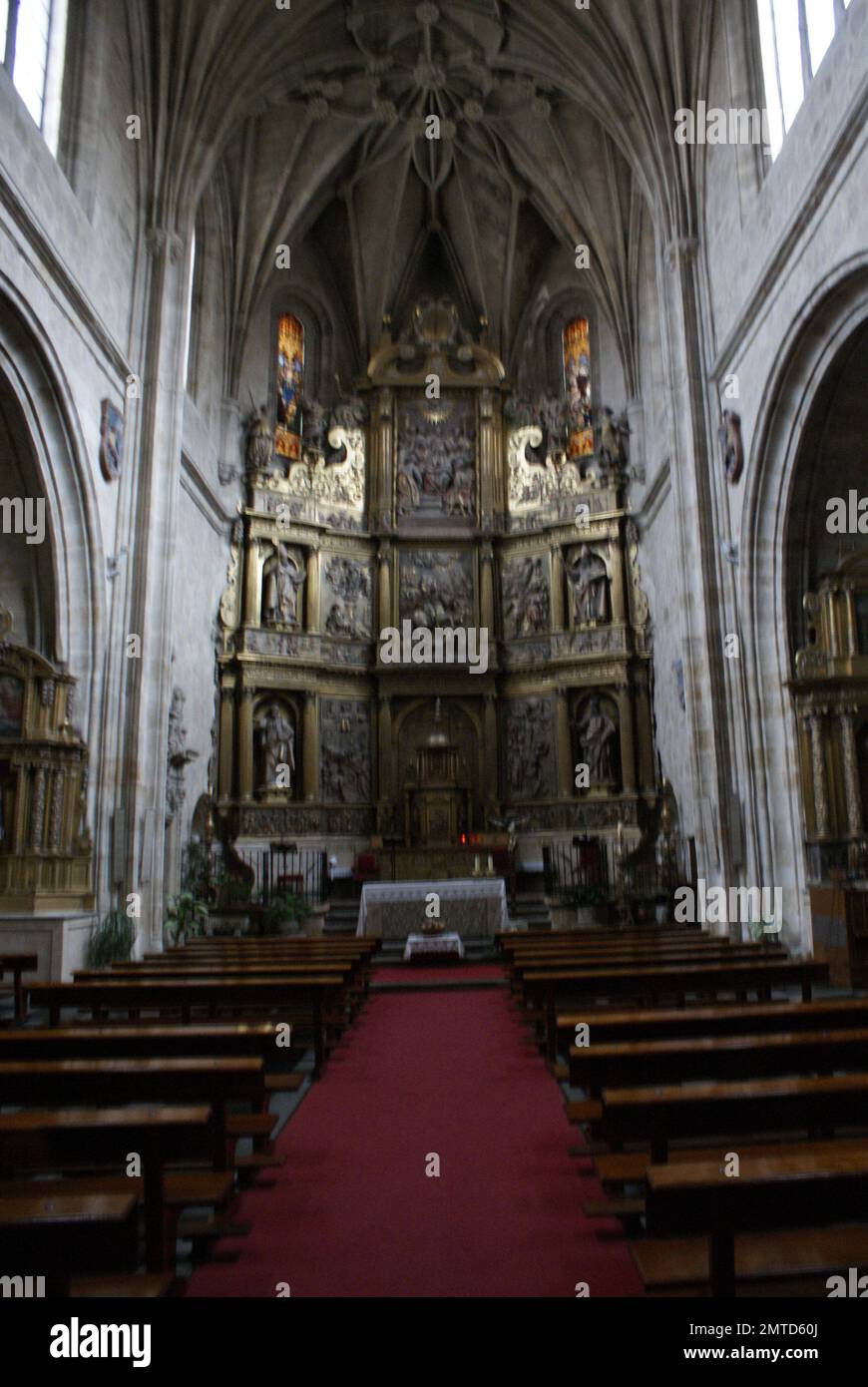 La Iglesia de Sancti Spiritus de Salamanca, es un templo Católico perteneciente al estilo del Gótico tardío, y es el único resto que sobrevive en la a Foto Stock