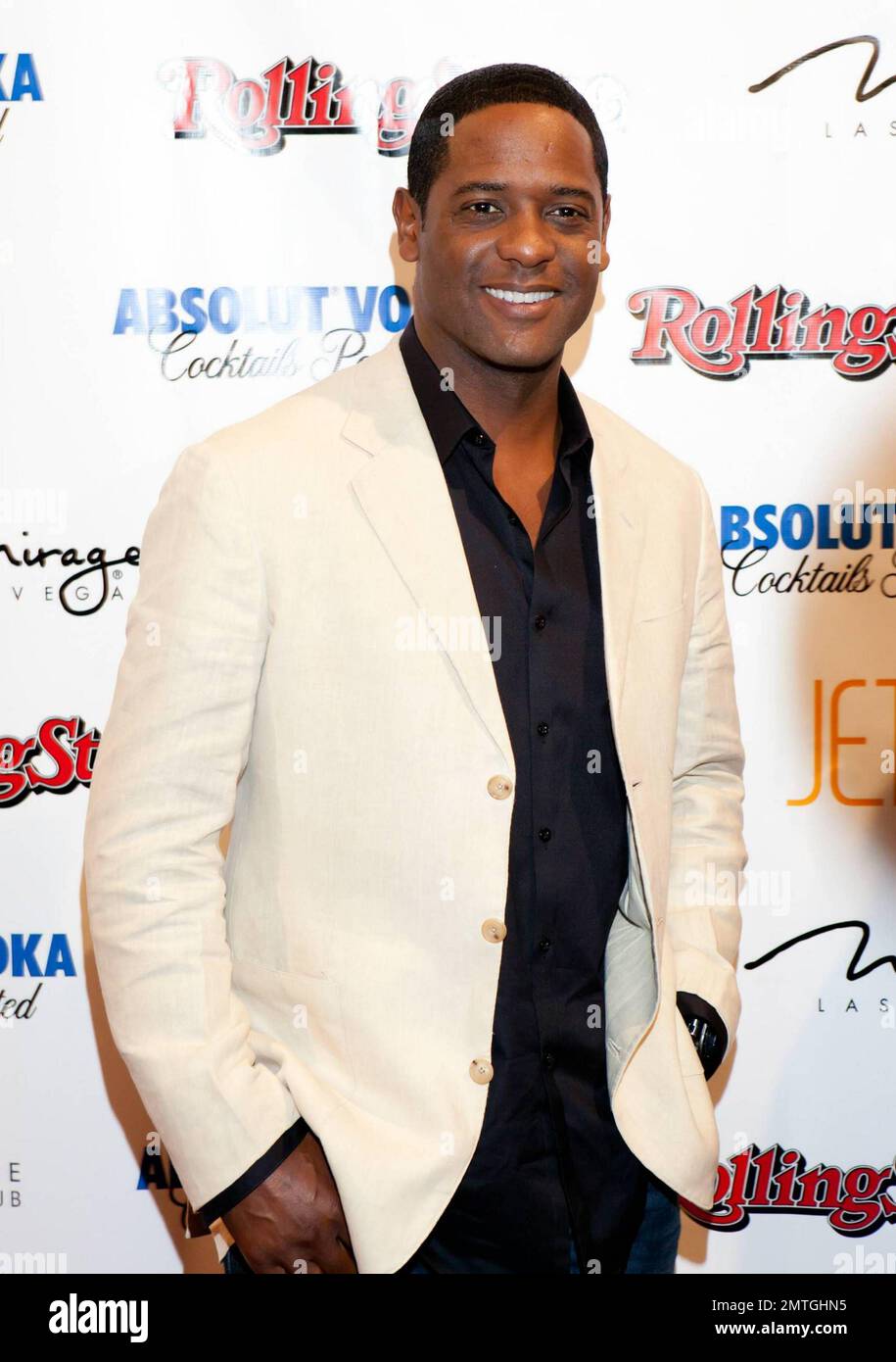 Blair Underwood posa sul tappeto rosso al nightclub Jet all'interno del Mirage Hotel and Casino per il Rolling Stone Hot Party. All'interno del club i partygoer sono stati trattati con un'esibizione di Weezer e un DJ ambientato dalla Casa svedese Mafia Las Vegas, NV. 10/01/10. . Foto Stock