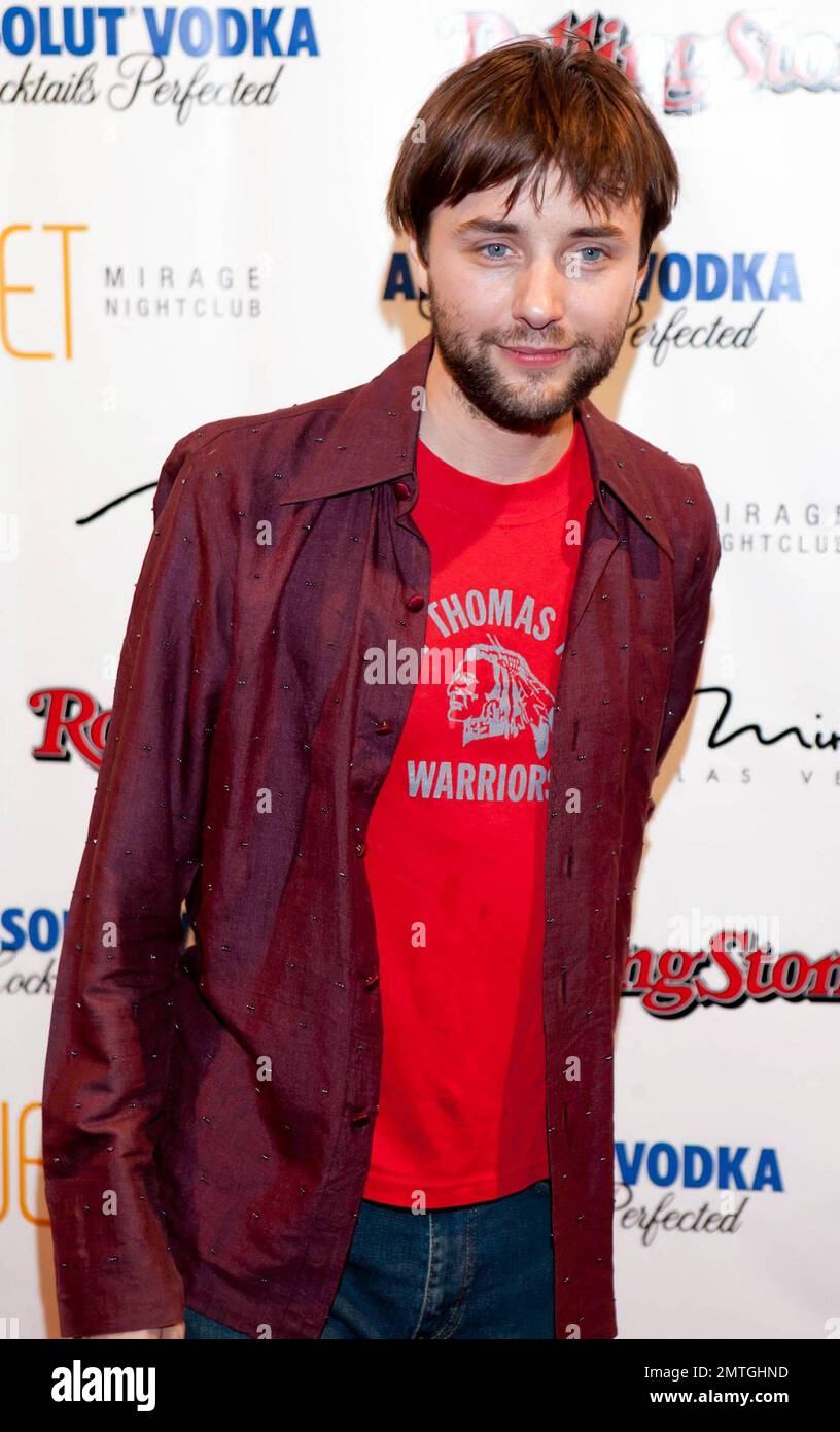 Vincent Kartheiser si posa sul tappeto rosso al nightclub Jet all'interno del Mirage Hotel and Casino per il Rolling Stone Hot Party. All'interno del club i partygoer sono stati trattati con un'esibizione di Weezer e un DJ ambientato dalla Casa svedese Mafia Las Vegas, NV. 10/01/10. . Foto Stock