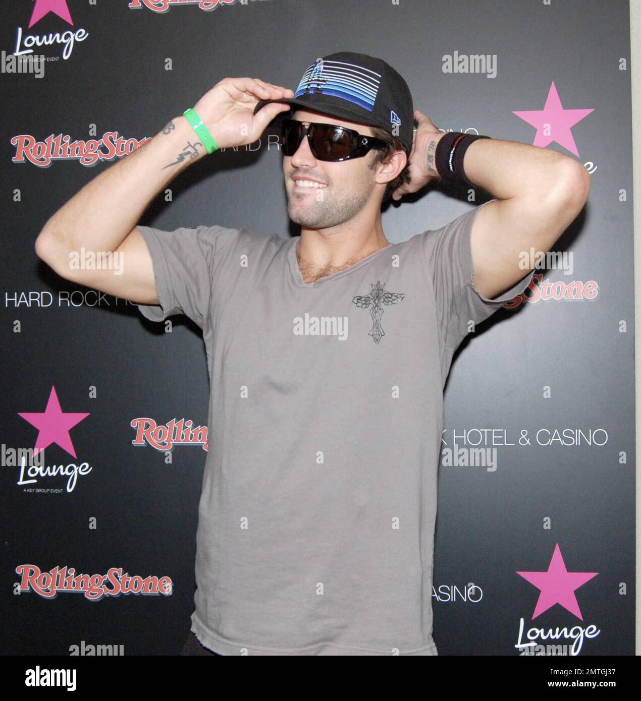 Brody Jenner partecipa al secondo giorno della suite Star Lounge per regali e ospitalità in onore del 40th° anniversario di Rolling Stone all'Hard Rock Hotel. Las Vegas, Nevada. 9/8/07. Foto Stock