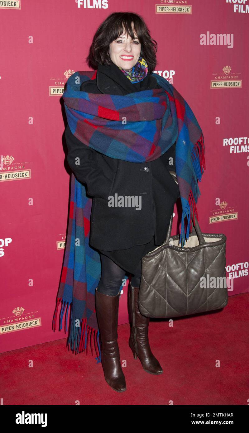 Parker Posey al “Seymour: An Introduction” Special Screening tenutosi presso la St Barts Cathedral di New York, New York. Marzo 12, 2015. Foto Stock