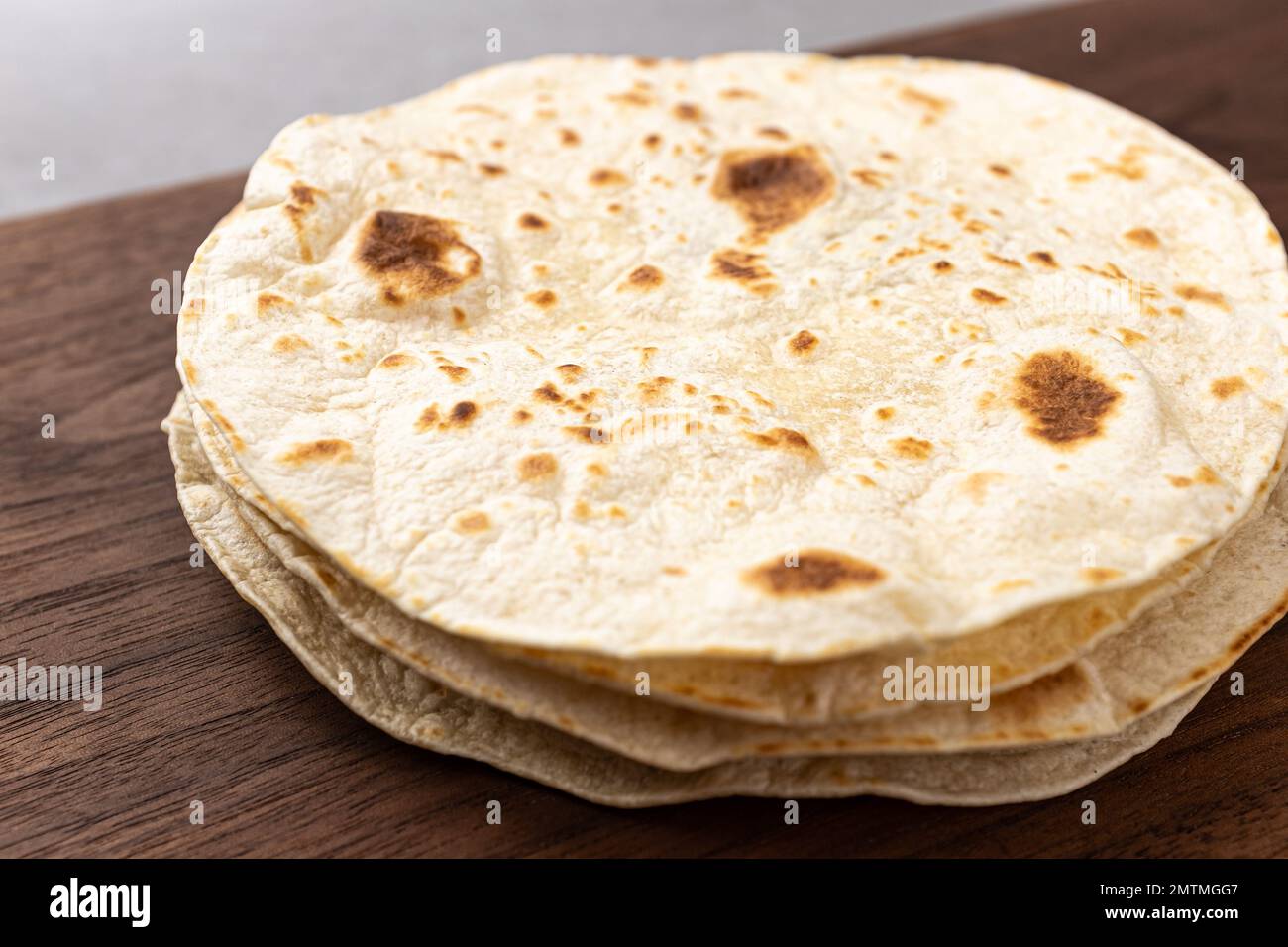 cultura indiana del cibo. pane tradizionale. cibo a base di farina Foto Stock