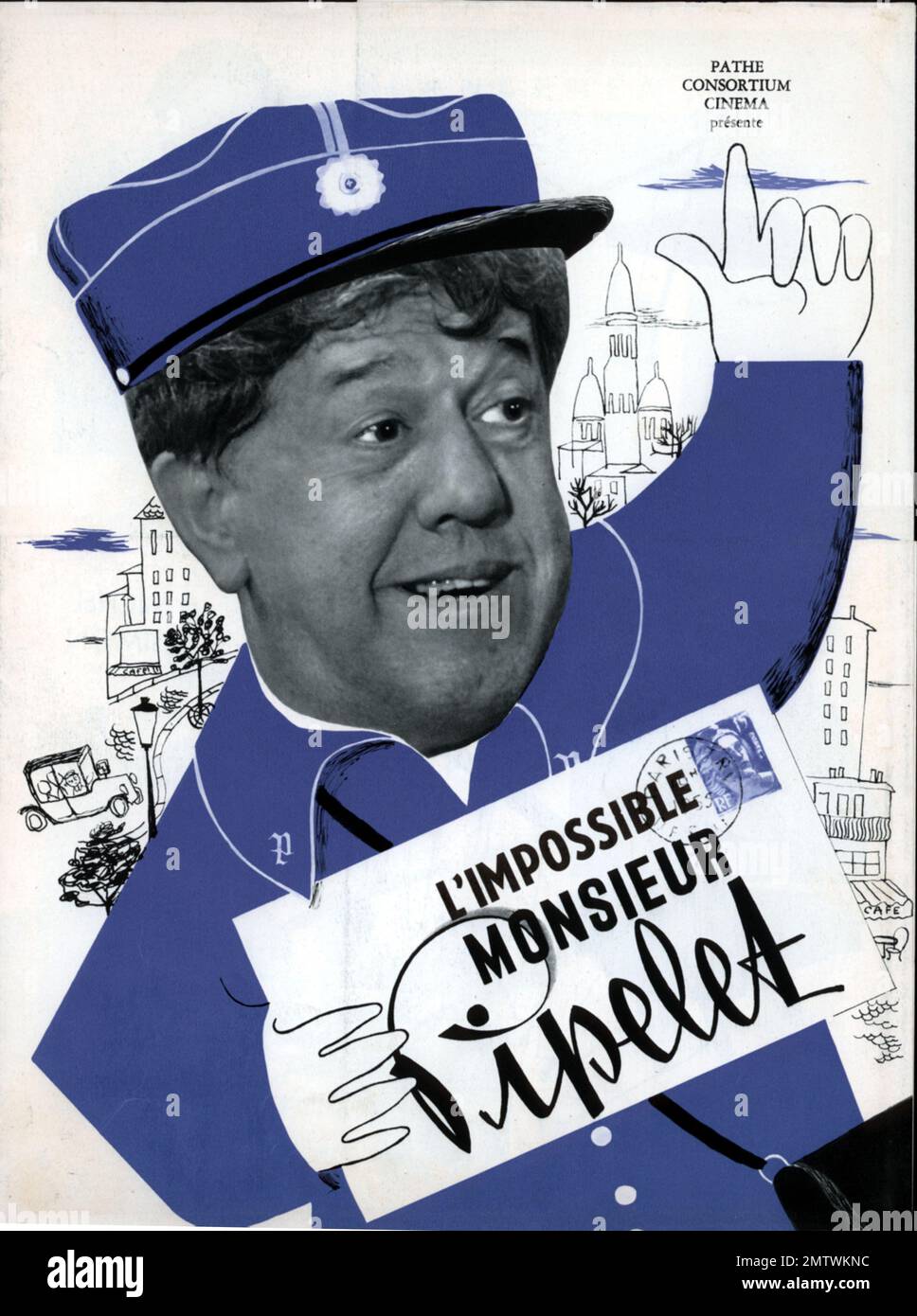 L'Impossible Monsieur Pipelet anno: 1955 - Francia Michel Simon, Direttore: André Hunebelle poster francese Foto Stock