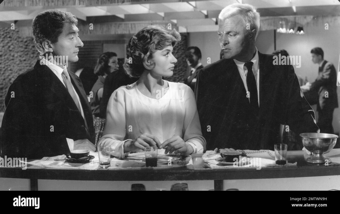 Tous peuvent me tuer anno: 1957 - Francia Peter van Eyck , Anouk Aimée Direttore: Henri Decoin Foto Stock