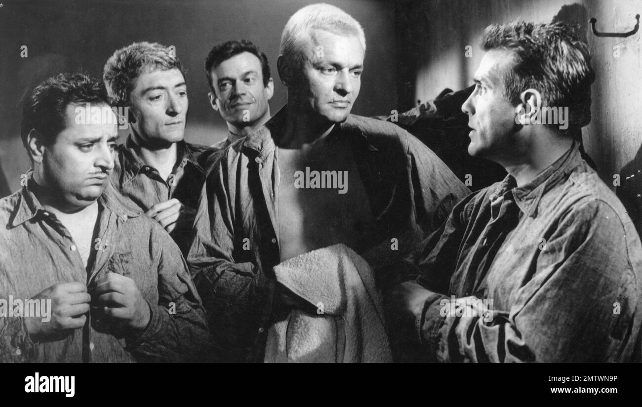 Tous peuvent me tuer anno: 1957 - Francia Peter van Eyck , Pierre Dudan , Darío Moreno , Pierre-Louis , Direttore: Henri Decoin Foto Stock