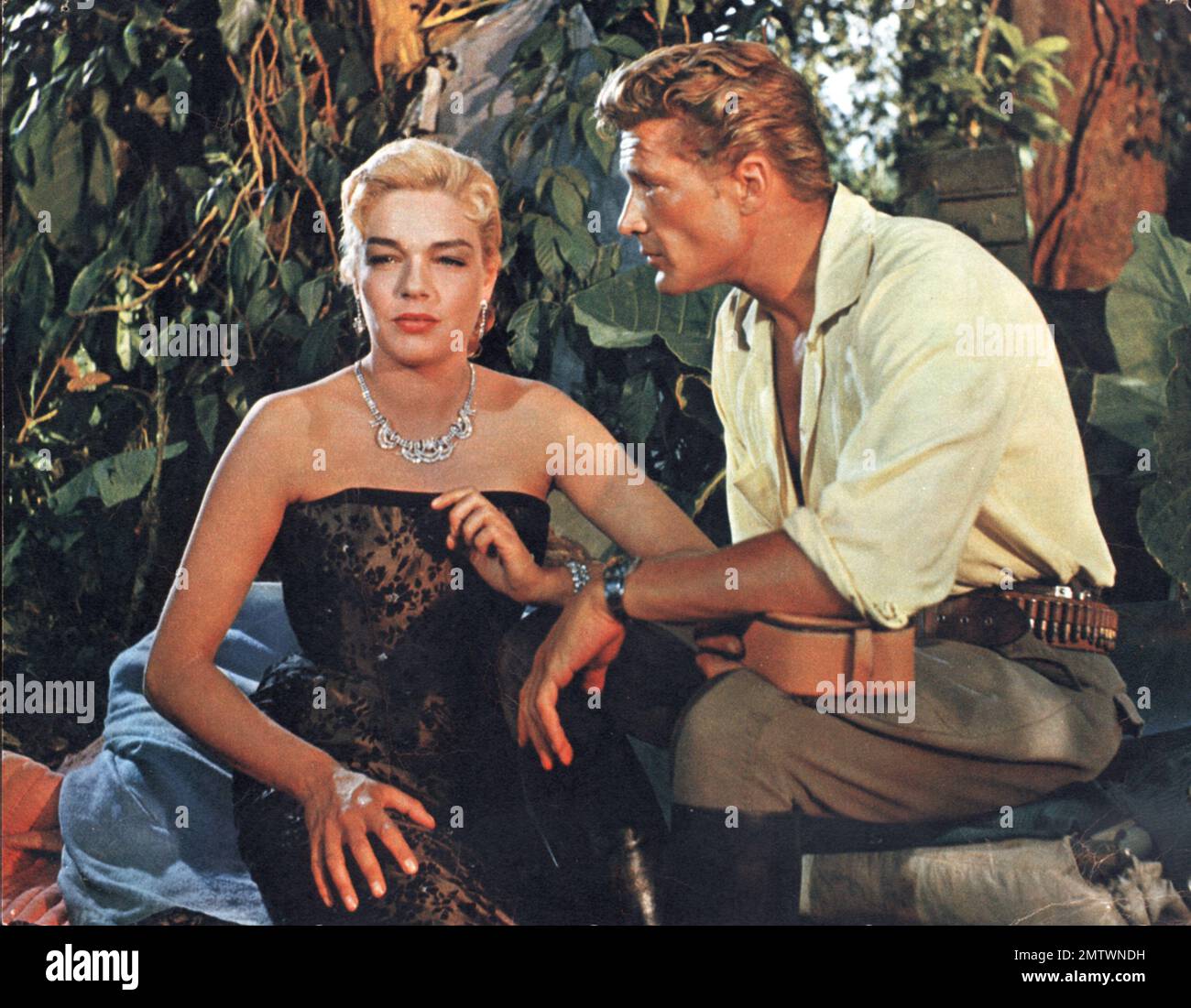 La Mort en ce jardin anno: 1956 - Francia / Messico Simone Signoret , Georges Marchal Direttore: Luis Buñuel Foto Stock