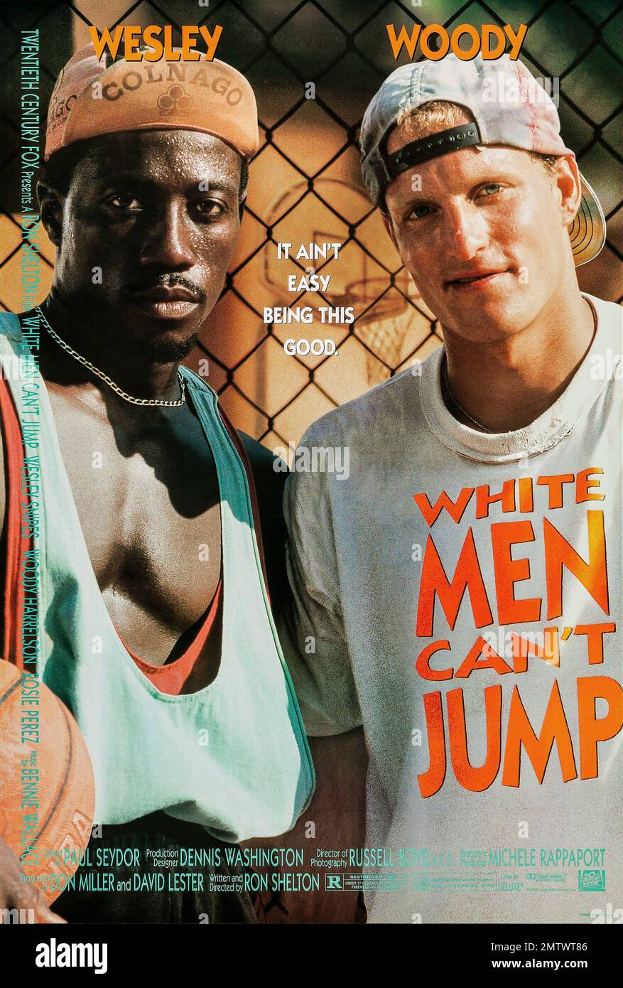White Men Can't Jump anno : 1992 USA regista : Ron Shelton Wesley Snipes, Woody Harrelson poster americano Foto Stock